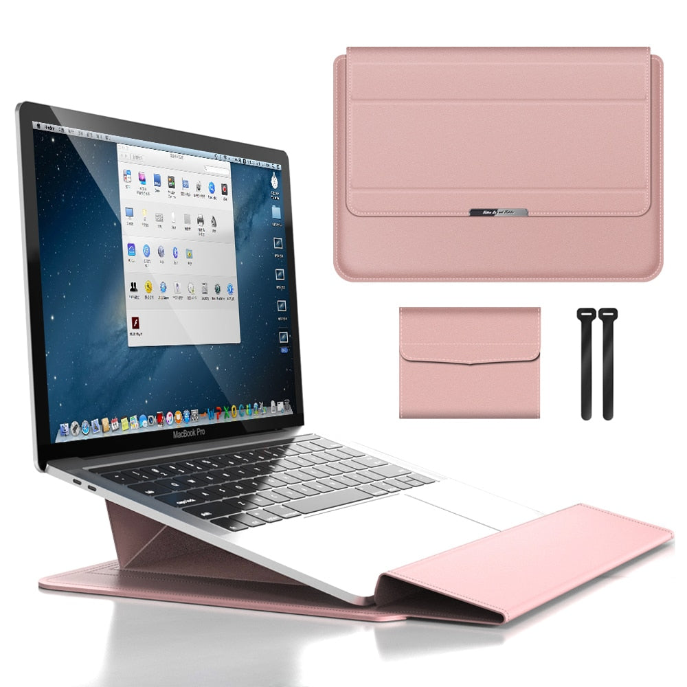 Ochronna torba na laptopa z wbudowaną podstawką