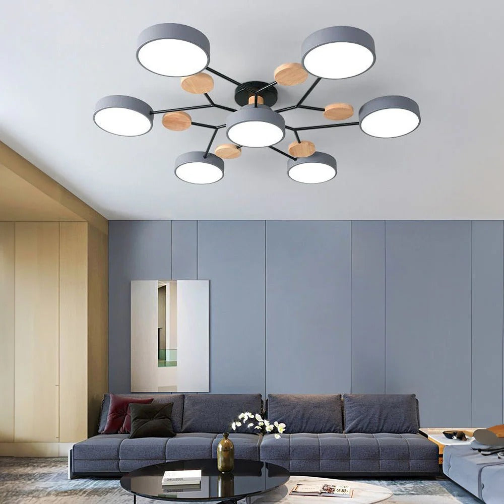 Nowoczesna lampa sufitowa LED typu plafon