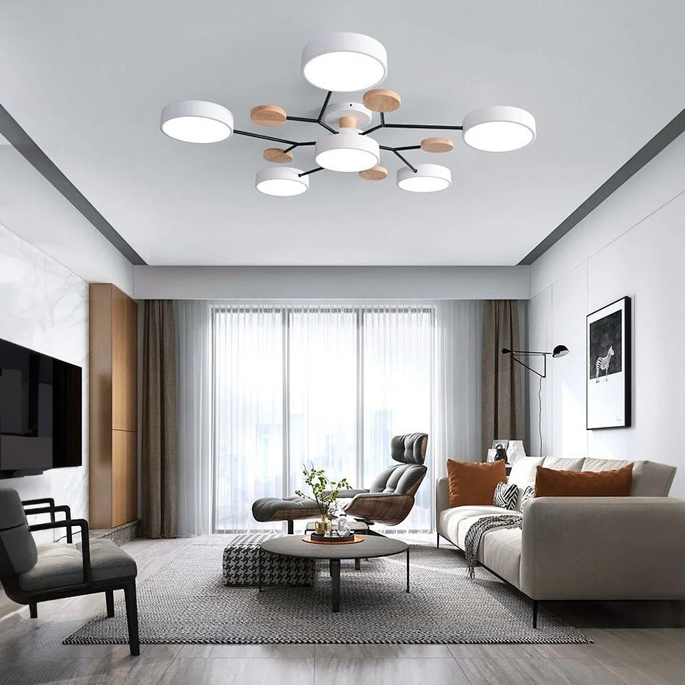 Nowoczesna lampa sufitowa LED typu plafon