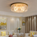 Luksusowa lampa sufitowa Crystal Flush – elegancka dekoracja wnętrz