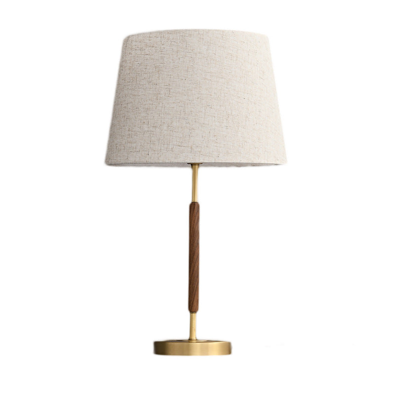 Retro mosiężna lampka nocna w kształcie walca