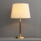 Retro mosiężna lampka nocna w kształcie walca