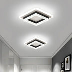Sufitowa Lampa LED Ultracienka Kwadratowa Skandynawska Geometryczna