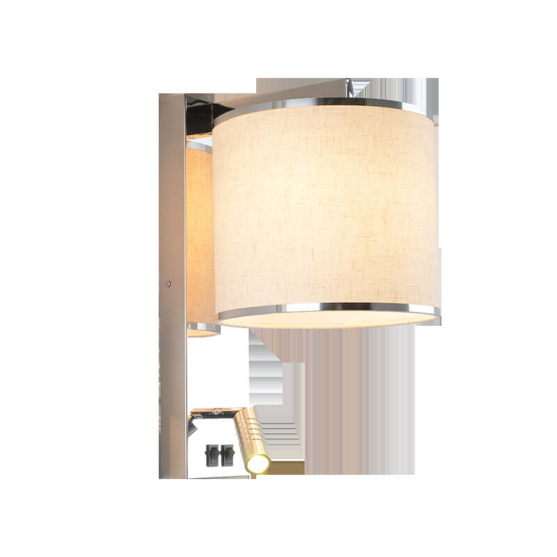 Artystyczna lekka luksusowa 1-świetlna lampa ścienna ze stali nierdzewnej