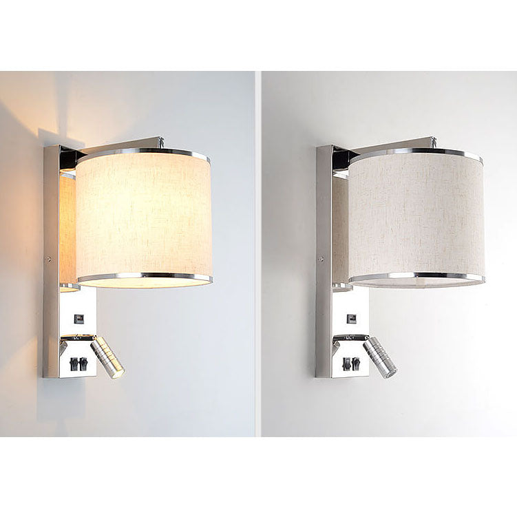 Artystyczna lekka luksusowa 1-świetlna lampa ścienna ze stali nierdzewnej