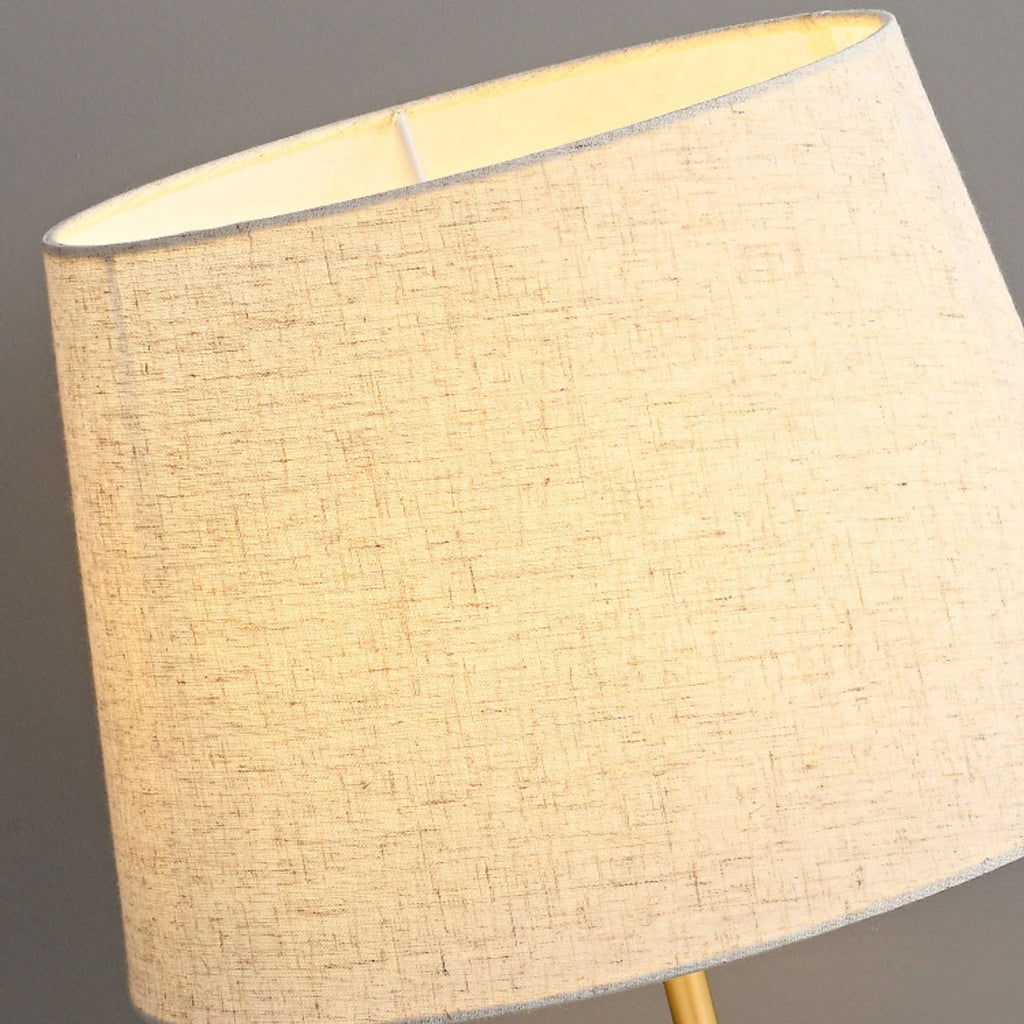 Retro mosiężna lampka nocna w kształcie walca