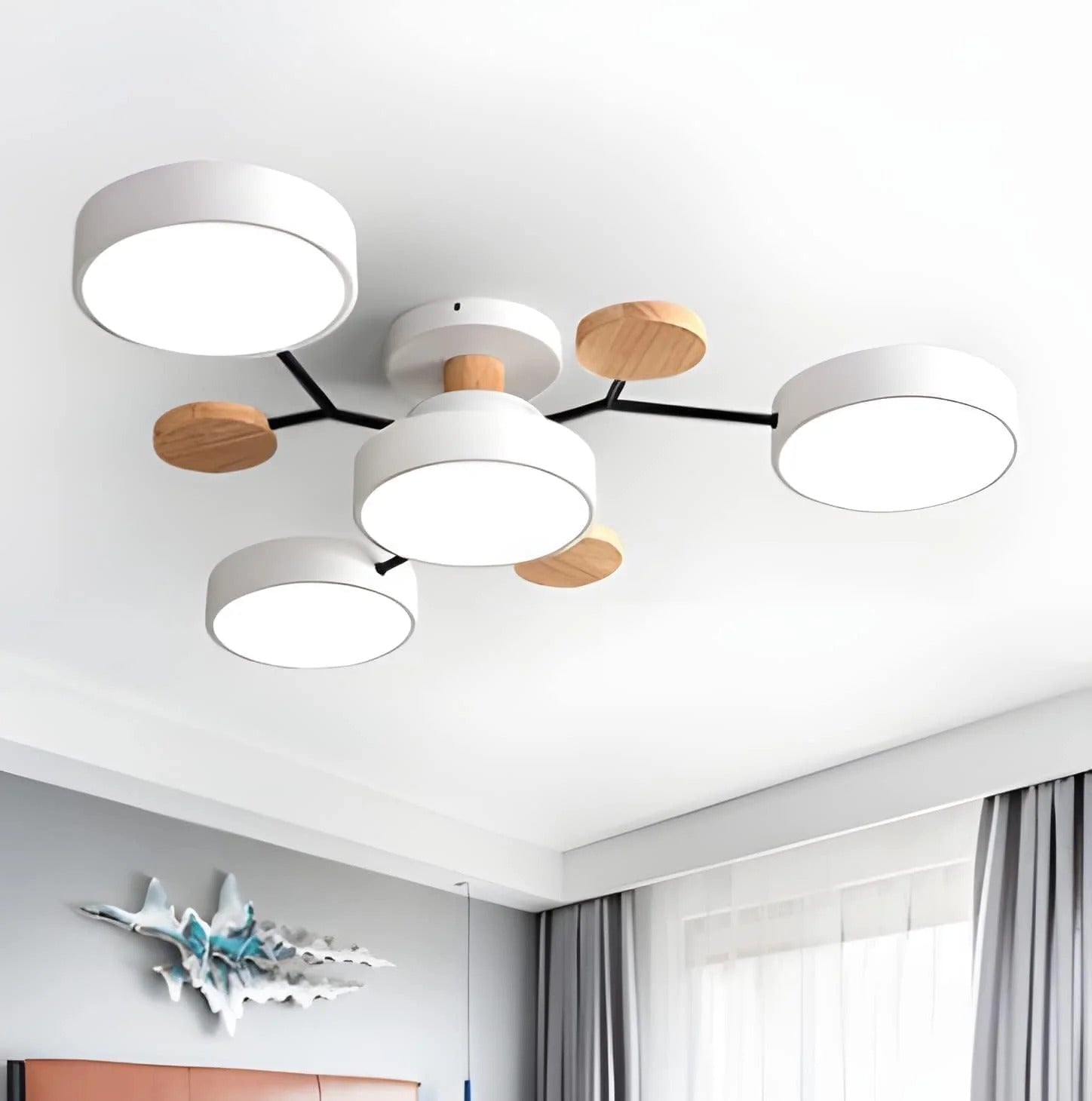 Nowoczesna lampa sufitowa LED typu plafon