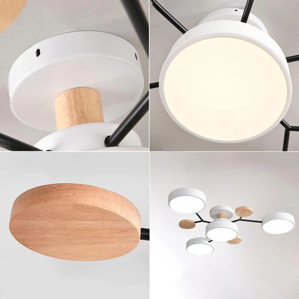 Nowoczesna lampa sufitowa LED typu plafon
