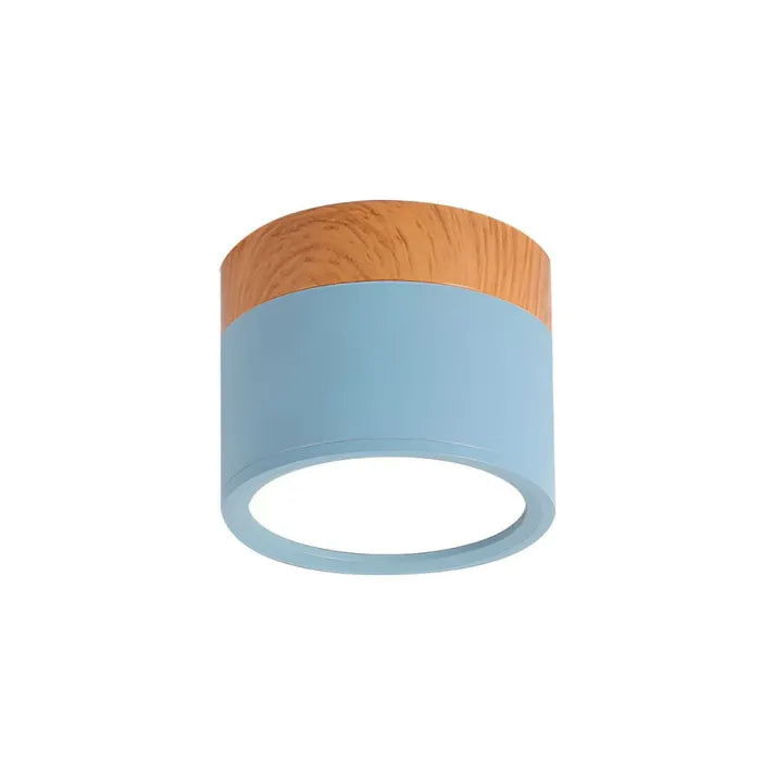 Smukła cylindryczna lampa sufitowa LED punktowa