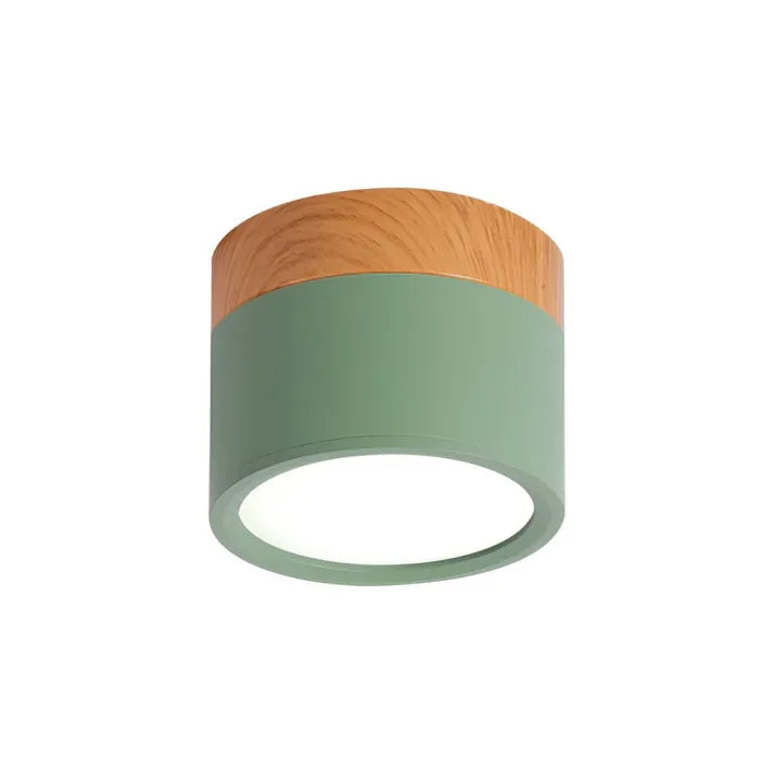 Smukła cylindryczna lampa sufitowa LED punktowa