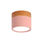 Nowoczesna lampa sufitowa LED cylindryczna typu plafon