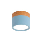 Nowoczesna lampa sufitowa LED cylindryczna typu plafon
