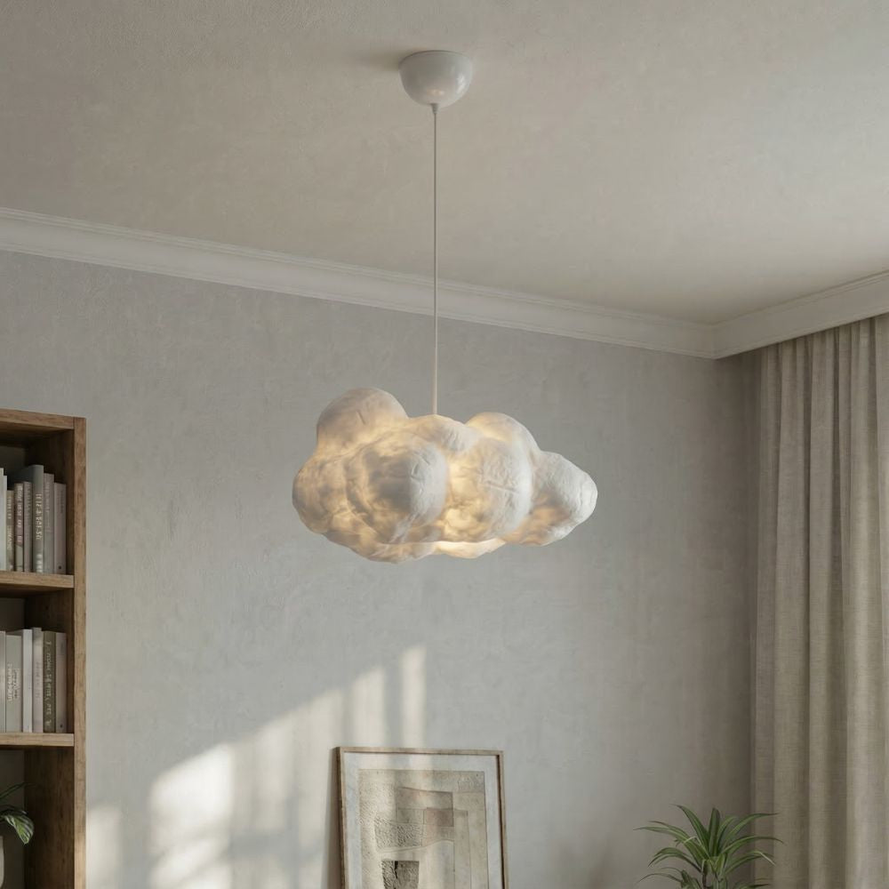 Nowoczesna lampa sufitowa typu „cloud” z regulowaną wysokością