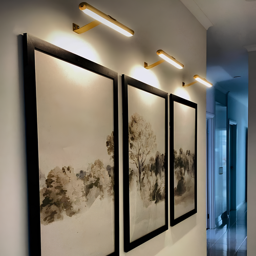 Bezprzewodowa Lampa Ścienna do Obrazów Regulowane Oświetlenie LED