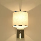 Artystyczna lekka luksusowa 1-świetlna lampa ścienna ze stali nierdzewnej