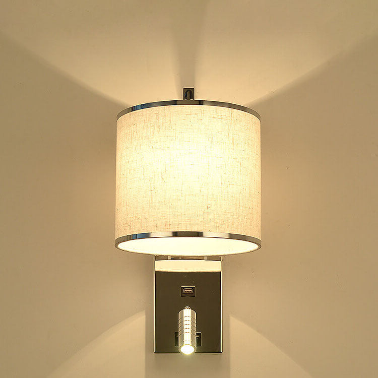 Artystyczna lekka luksusowa 1-świetlna lampa ścienna ze stali nierdzewnej