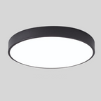 Smukła Okrągła Lampa LED Sufitowa Nowoczesna Płaska Lampa z Ciepłym Światłem