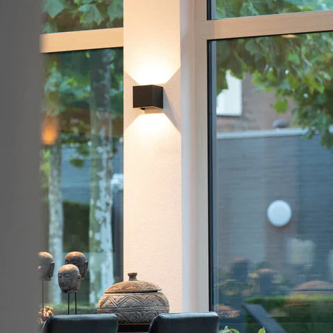 Zestaw 2 sztuk – minimalistyczne bezprzewodowe lampy LED do montażu ściennego