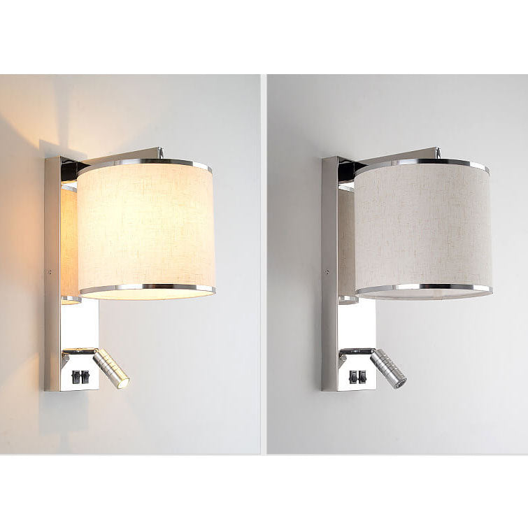 Artystyczna lekka luksusowa 1-świetlna lampa ścienna ze stali nierdzewnej