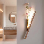 Wielofunkcyjny wazon lampa ścienna - łatwy w przyklejeniu