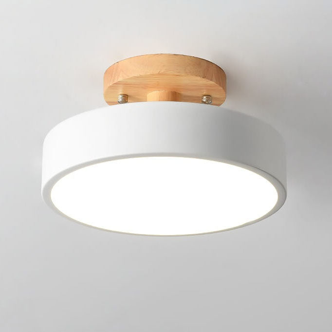 Wpuszczana skandynawska lampa sufitowa LED do wnętrz