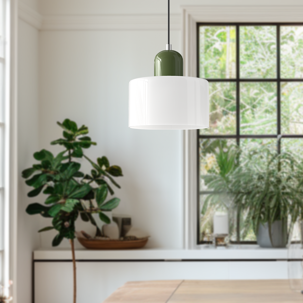 Wydłużona lampa wisząca Halo o smukłym, nowoczesnym designie