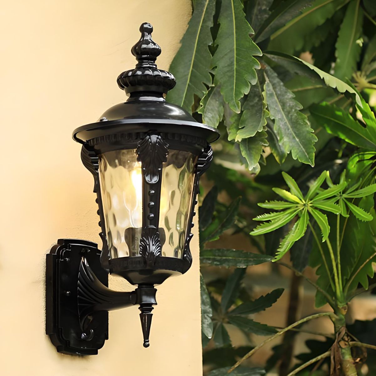 Wodoodporna lampa ścienna zewnętrzna w stylu vintage