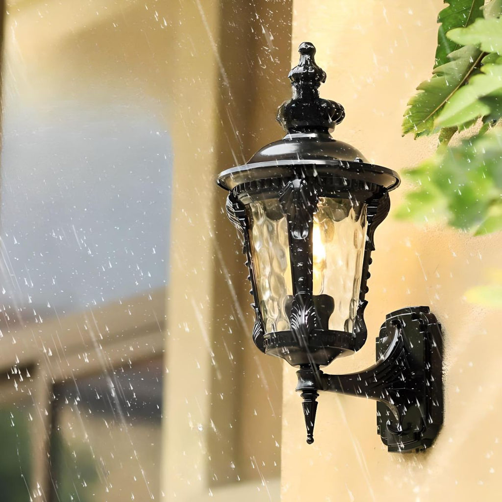 Wodoodporna lampa ścienna zewnętrzna w stylu vintage