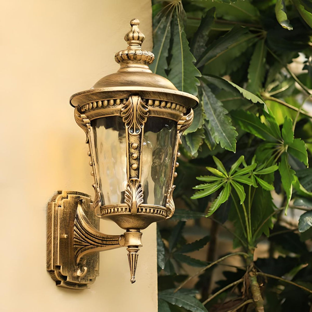 Wodoodporna lampa ścienna zewnętrzna w stylu vintage