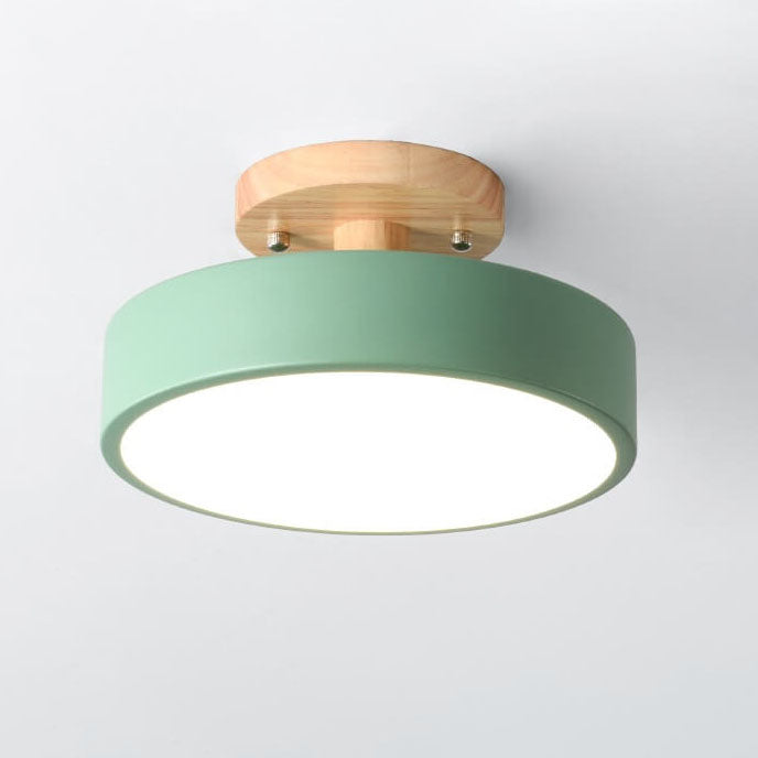 Wpuszczana skandynawska lampa sufitowa LED do wnętrz