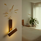Wielofunkcyjny wazon lampa ścienna - łatwy w przyklejeniu