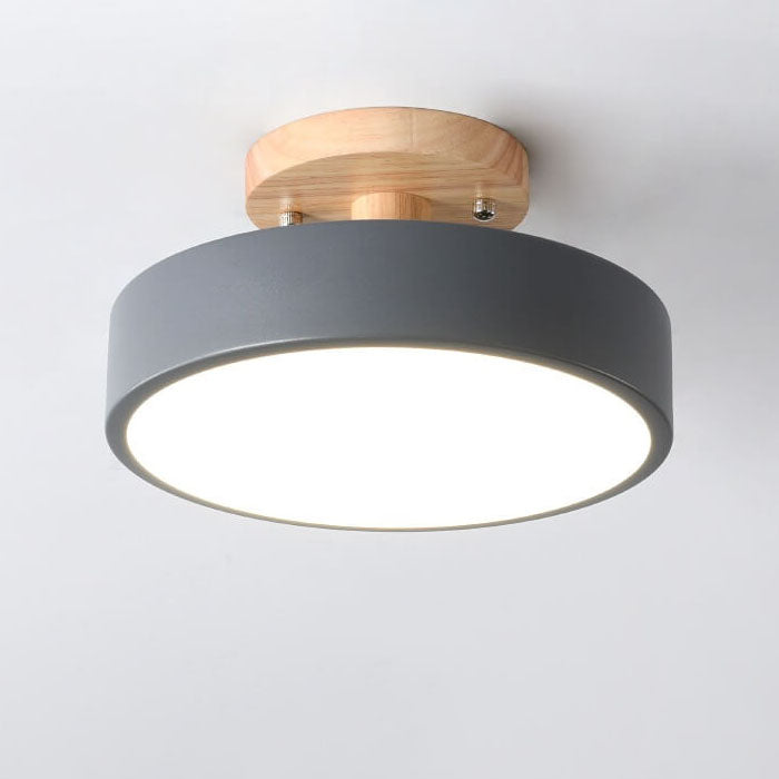 Wpuszczana skandynawska lampa sufitowa LED do wnętrz