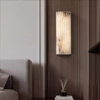 Estetyczna lampa ścienna z alabastru