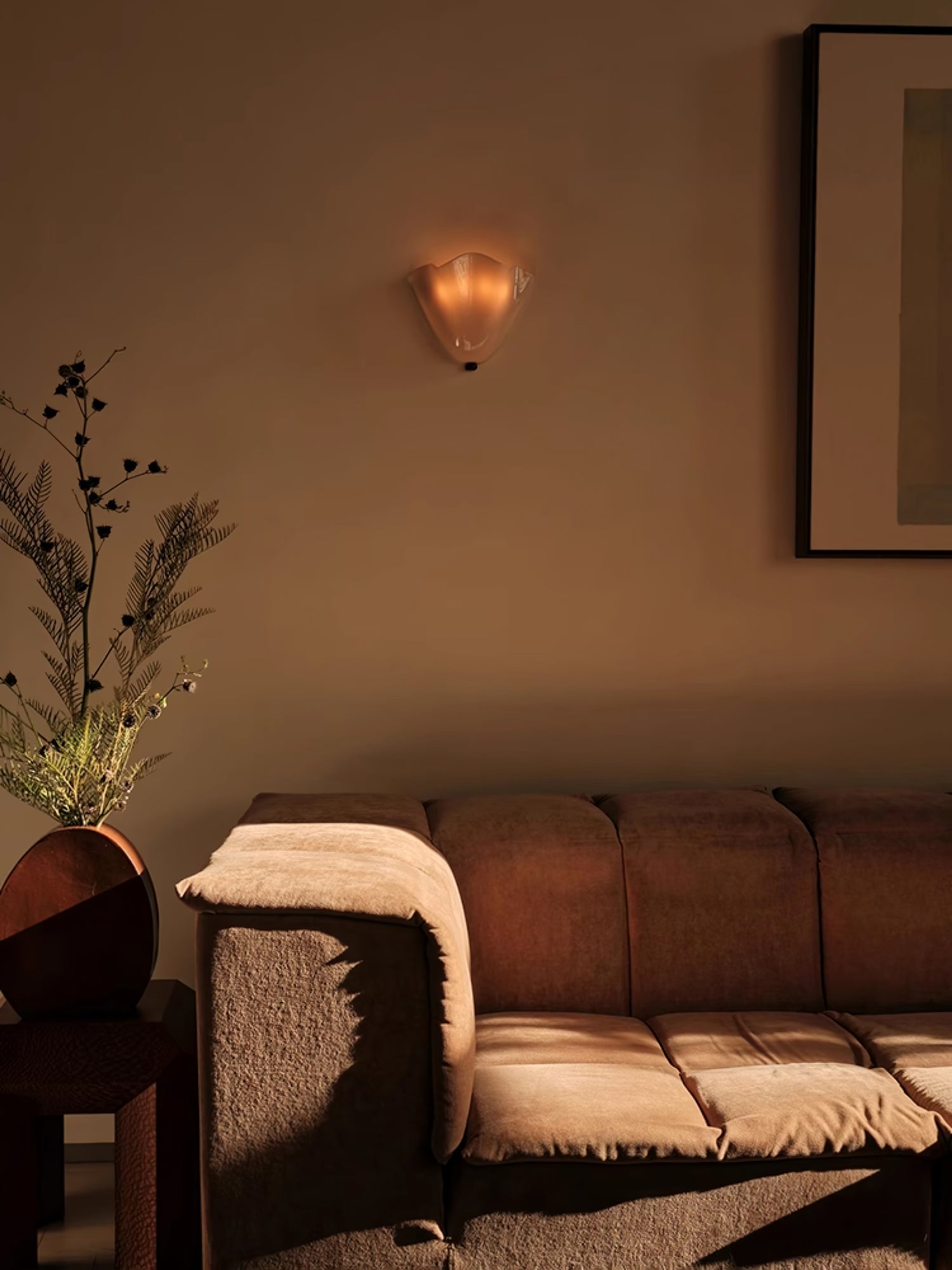 Współczesna płatkowego LED lampa ścienna