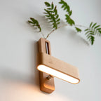 Wielofunkcyjny wazon lampa ścienna - łatwy w przyklejeniu