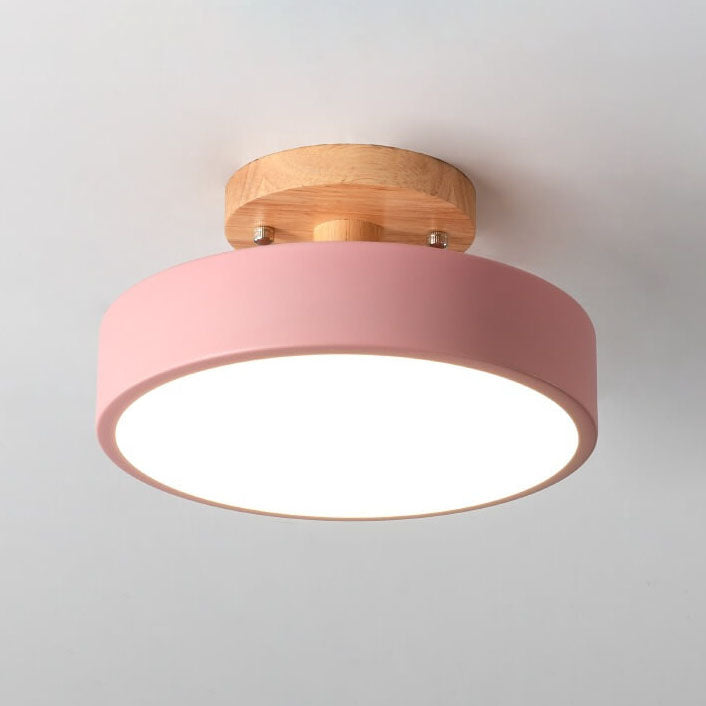 Wpuszczana skandynawska lampa sufitowa LED do wnętrz