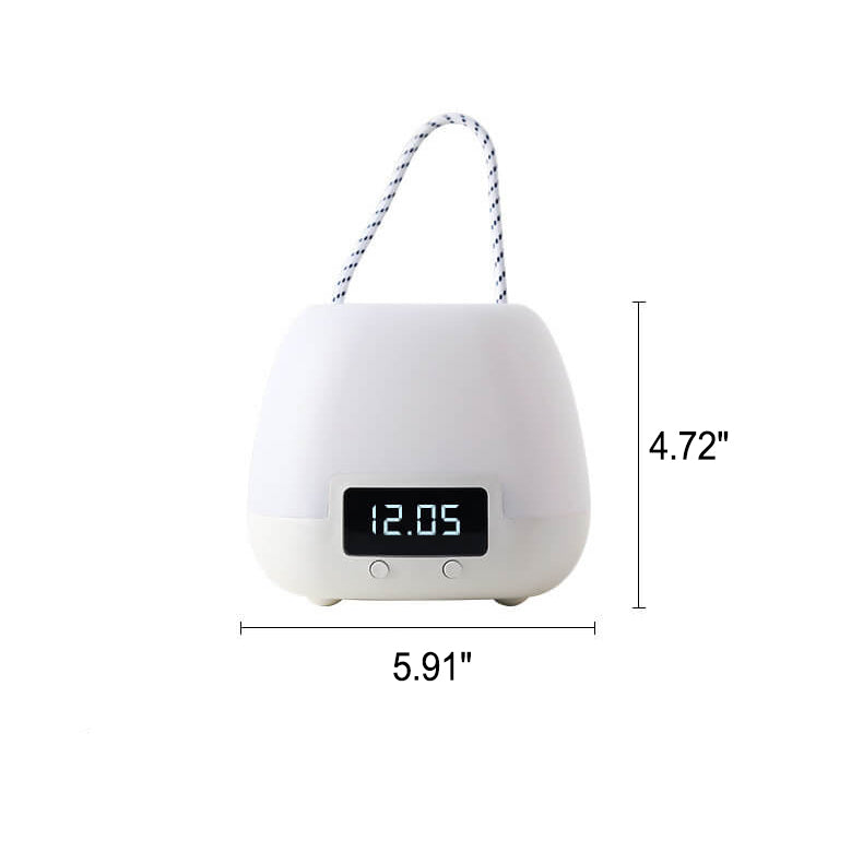 Wszechstronny Budzik LED Lampka Nocna