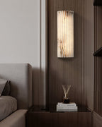 Estetyczna lampa ścienna z alabastru