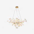 Nowoczesna Lampa Ścienna Liście Dekoracyjne Oświetlenie Sufitowe