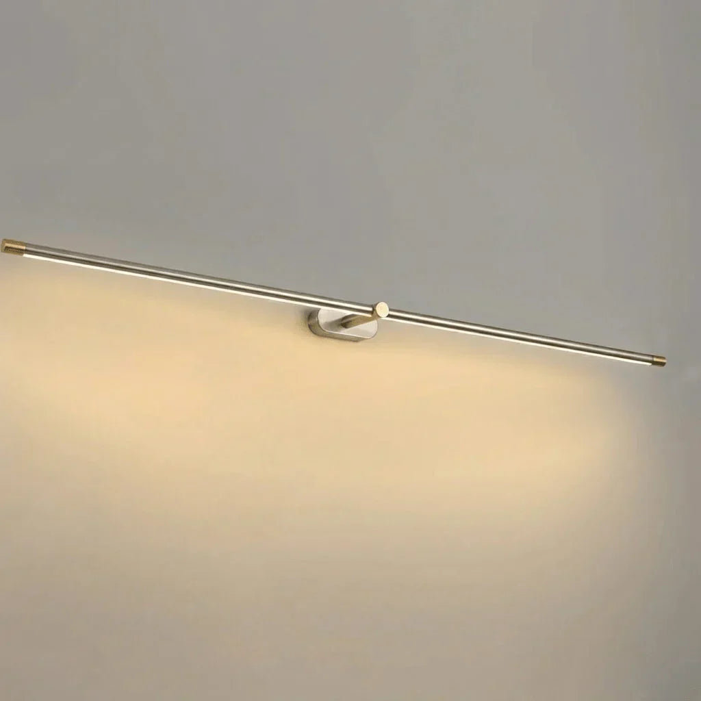 Minimalna smukła lampa ścienna LED do łazienki