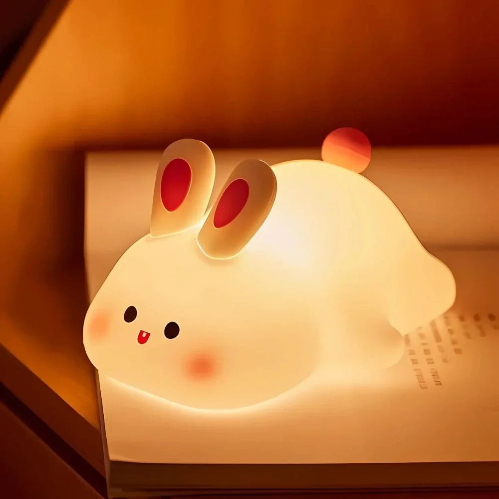 Przenośna Nocna Lampa z Delikatnym Światłem - Projekt zwierzęcy