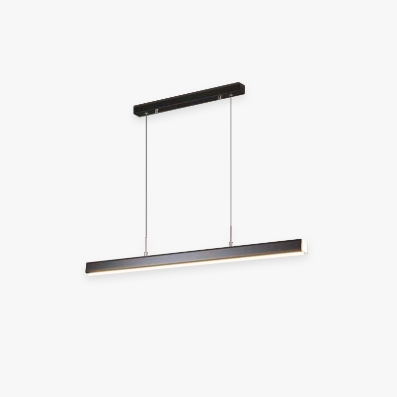 Smukła designerska nowoczesna lampa wisząca LED liniowa – Funkcjonalne oświetlenie liniowe
