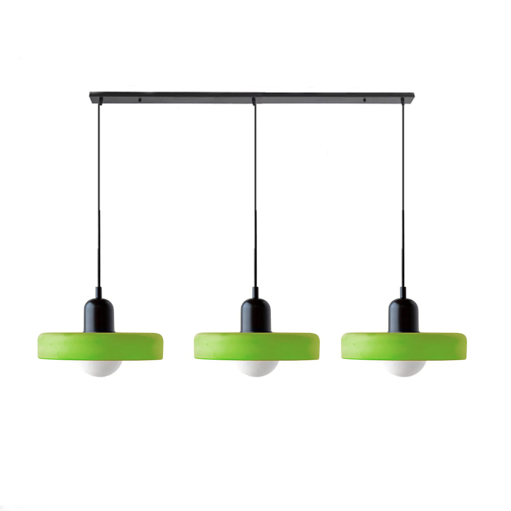 Nowoczesna Lampa Wisząca – Regulowana Lampa Sufitowa z 3 Szklanymi Kloszami