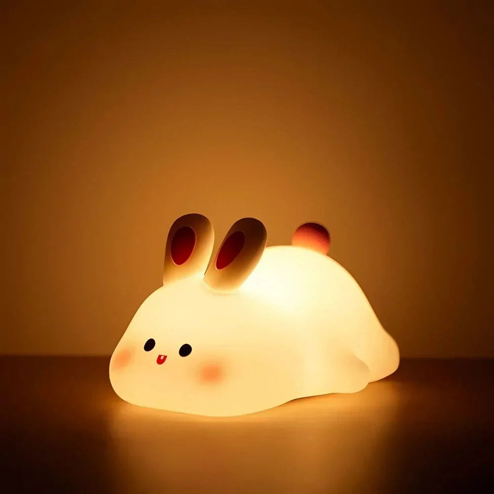 Lampka stołowa nocna LED Śpiący przyjaciele lampka przyłóżkowa