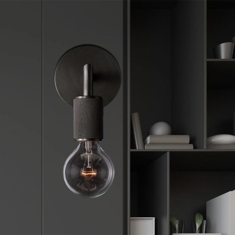 Lampa ścienna mosiężna metalowa z dwiema żarówkami