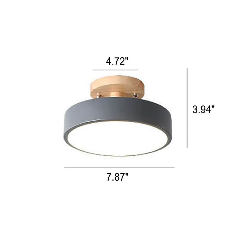 Wpuszczana skandynawska lampa sufitowa LED do wnętrz