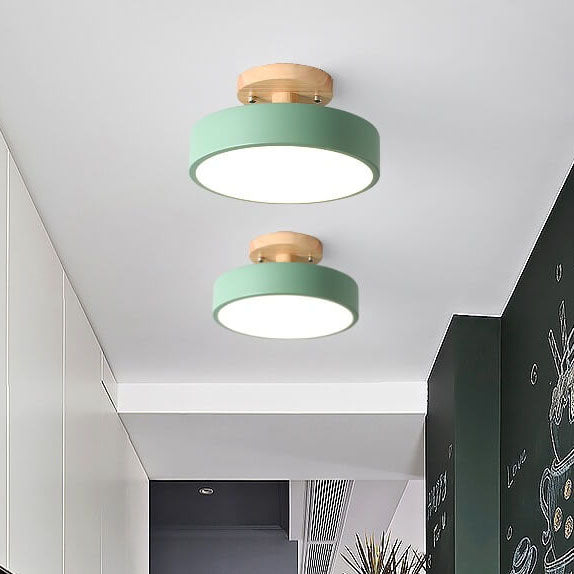 Wpuszczana skandynawska lampa sufitowa LED do wnętrz