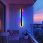 Smukła zewnętrzna lampa ścienna LED RGB wodoodporna