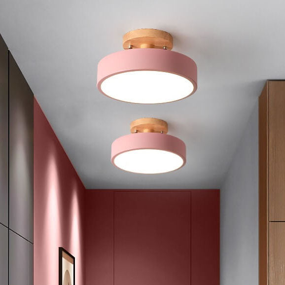 Wpuszczana skandynawska lampa sufitowa LED do wnętrz