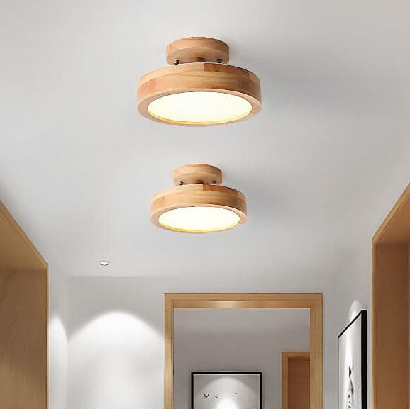 Wpuszczana skandynawska lampa sufitowa LED do wnętrz